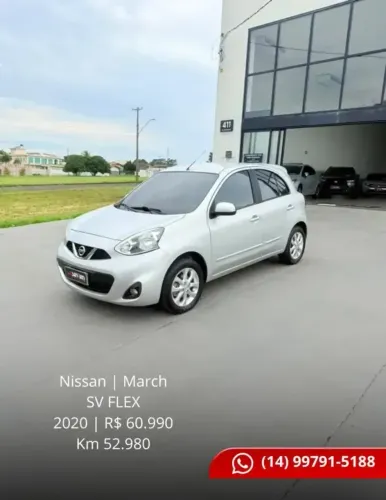 Nissan March SV 1.6 16V Flexstart 5P Mec. 2020