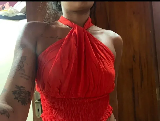 Cropped vermelho
