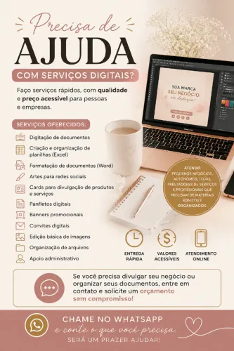 ? PRECISANDO DE AJUDA COM SERVIÇOS DIGITAIS? ?