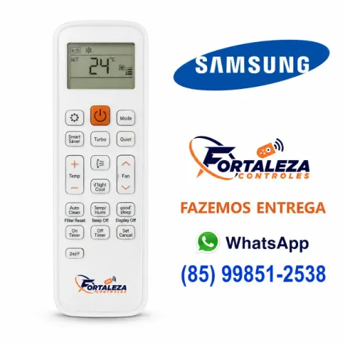 Controle Remoto Para Ar Condicionado Split Samsung Smart - Entrega Para Toda a Fortaleza