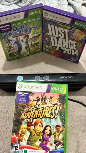 Kinect xbox 360 + jogos