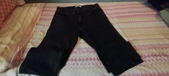 Calça Jeans Nova Preta Reta Hering Tamanho 42