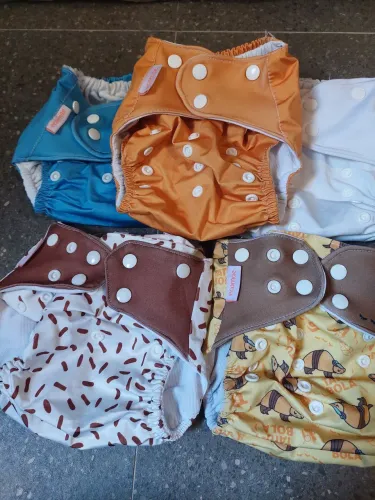 Fralda ecológica reutilizável ( enxoval completo)