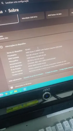 Pc completo tudo funcionando e novo
