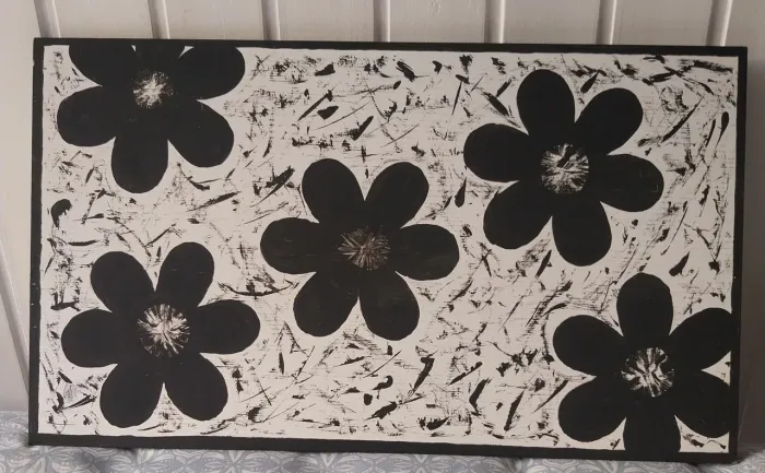 Quadro pintado à mão/ promoção. Novo!