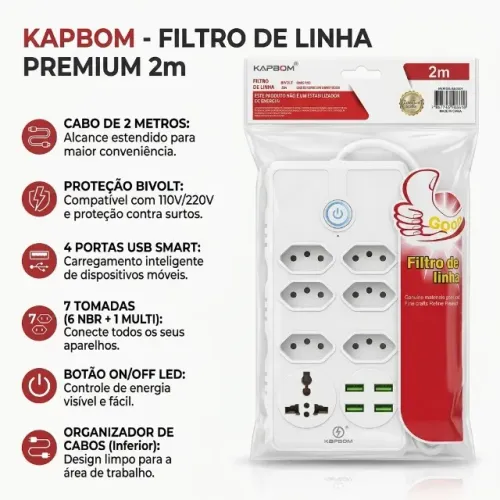 Filtro de linha bivolt