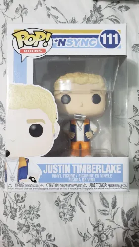 Funkos pop Banzai, Snenzi e Ed + Justin timberlake 