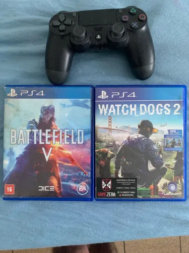 Dois Jogos Para PlayStation 4 + Um Controle (excelente estado)