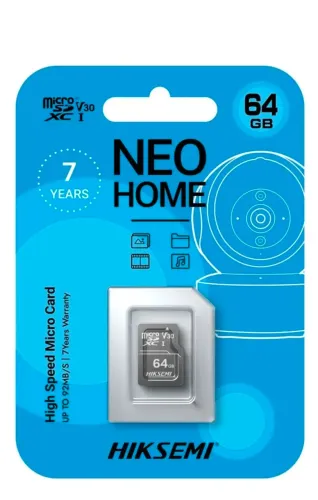 Cartão De Memória Hiksemi Neo Home 64gb Microsdhc Classe 10