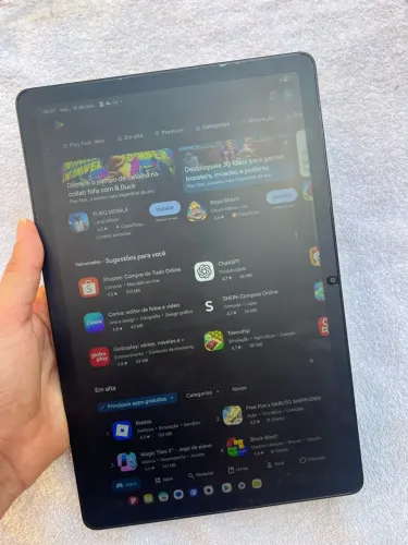 Samsung Galaxy Tab A9+ Grafite 11? + Teclado, Capa e Caixa Original
