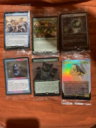 Kit 6 Cartas Promo Magic The Gathering Lacradas - Final Fantasy, Avatar e Promos Oficiais