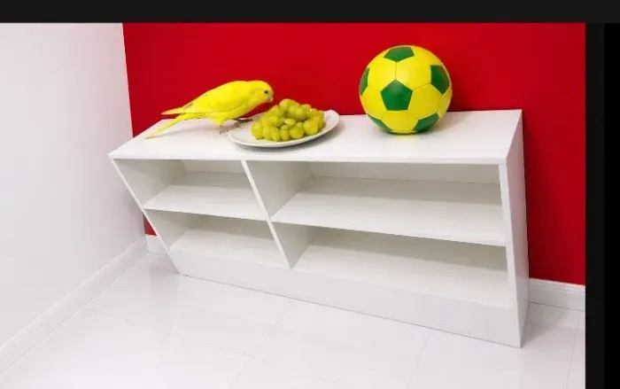 Balcão expositor MDF estado de novo MDF designer do céu brilho.