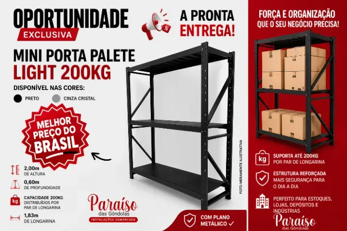 Promoção de mini porta pallet light 