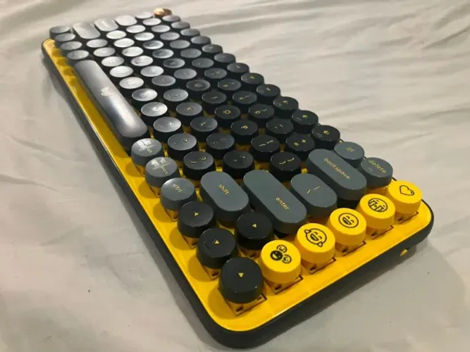 Teclado Mecânico Logitech Pop Keys Sem Fio