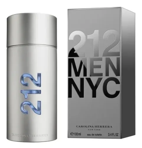 Perfume 212 Men NYC Carolina Herrera Original Eau de toilette 100 mL - lacrado