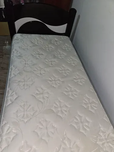 Cama Box com Colchão Biflex Diamante Pocket Bamboo Solteiro Molas Ensacadas