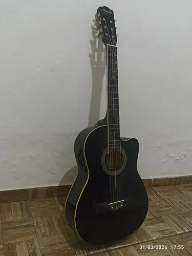 violão eletrico memphis preto