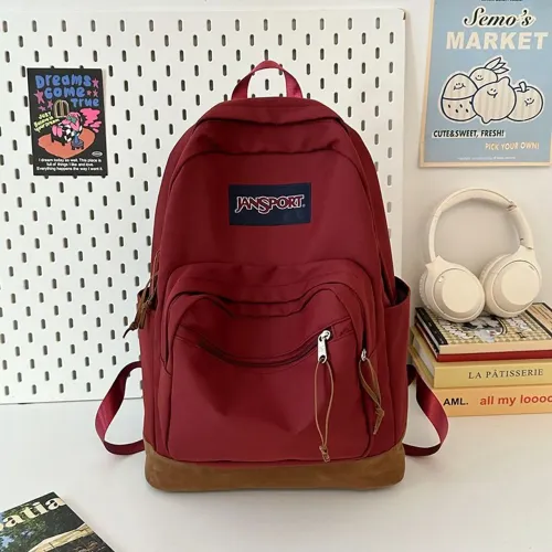Mochila JanSport Right Pack Original 31L Russett Red Notebook 15 Polegadas