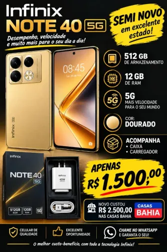 Vendo celular semi novo