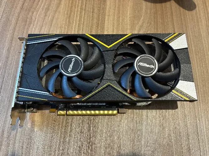 Placa De Vídeo Amd Asrock Rx 5500 Xt 4gb