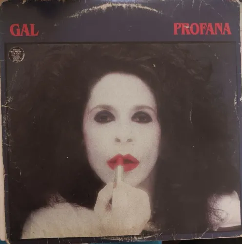 Gal Costa - Profana LP  c/ encarte, capa desgastada, vinil excelente sem arranhões 