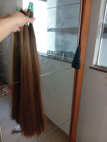 Cabelo natural liso