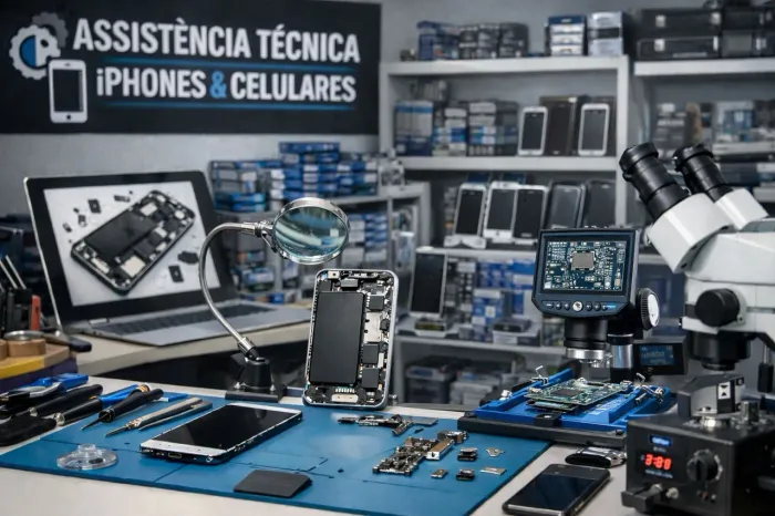 Assistência técnica de aparelhos celulares