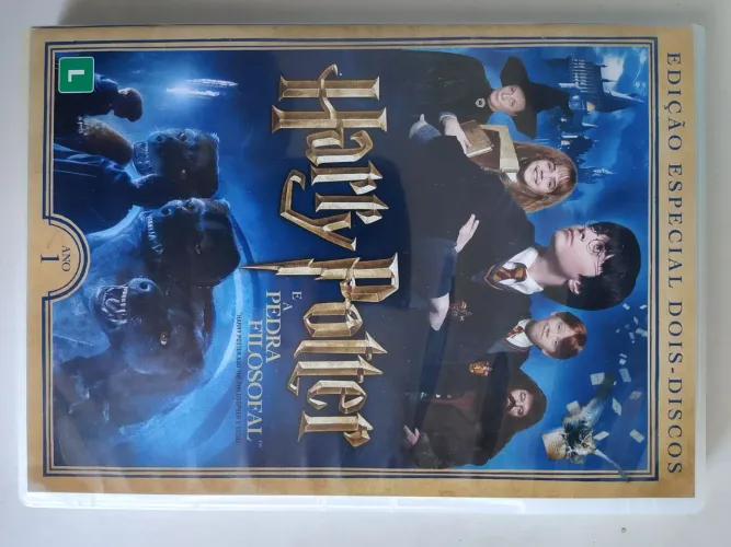 Dvd duplo Harry Potter e a Pedra Filosofal com conteúdo extra