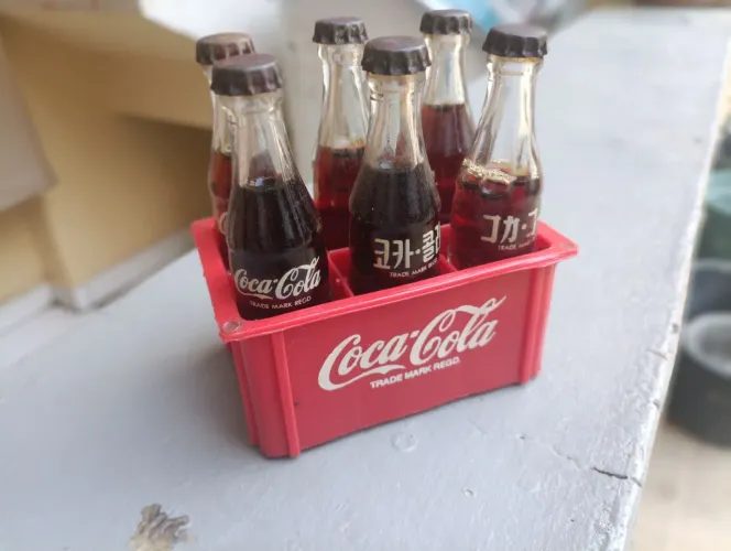 Coleção garrafinhas Coca Cola anos 80