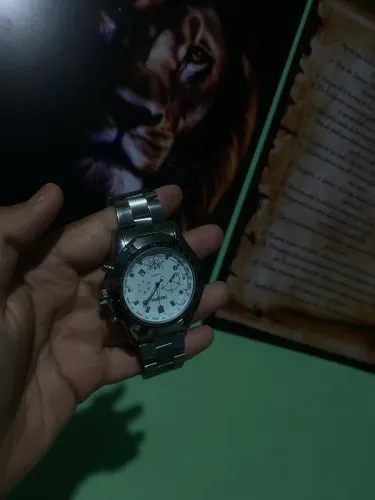 Relógio masculino 5188 resistência a água, pulseira em aço inoxidável. (Novo)