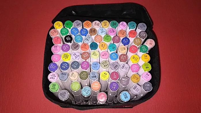 Kit de Marcadores Chen Rui - 80 Cores