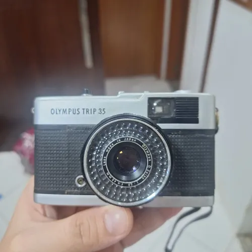 Camera Olympus trip 35 funcionando