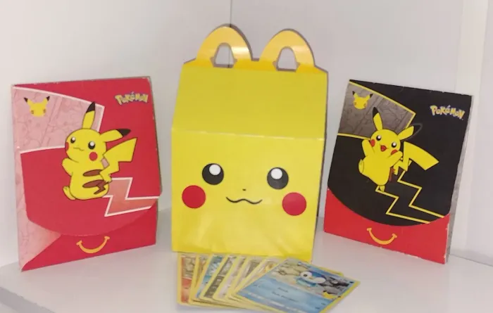 Kit Caixinha  Mac lanche feliz McDonald's Pokémon.