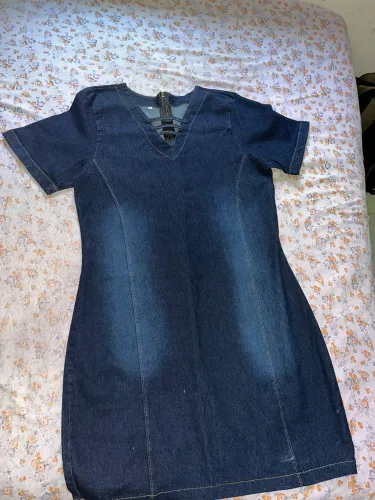 Vestido jeans plus size