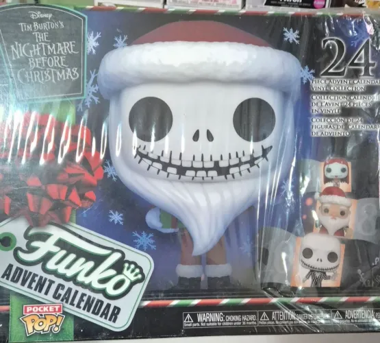 Calendário funko pop Tim borton Disney