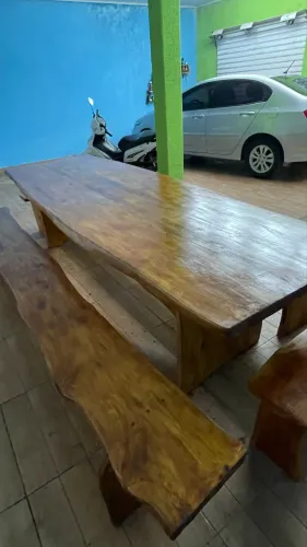 Mesa de três metros de jaqueira 