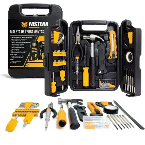 Kit Ferramentas 142 Peças com Maleta FST142 - Fasterr Tools