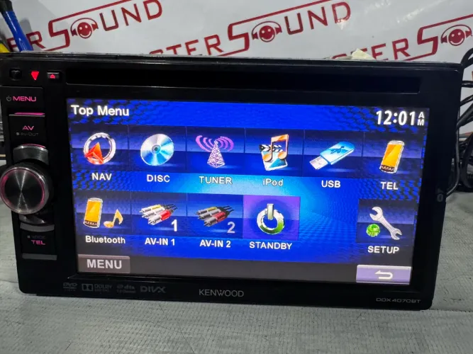 DVD cd usb auxiliary radio Bluetooth kenwood na oferta só 699,00
