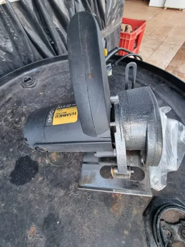 Serra Mármore 4.3/8 Pol 110mm 1100w Para Concreto Hammer semi nova