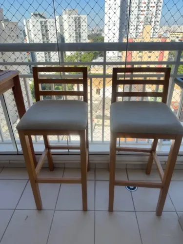 banquetas altas madeira