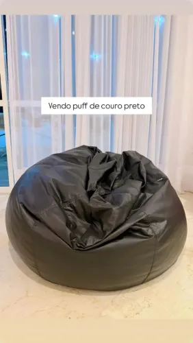 Puff de couro