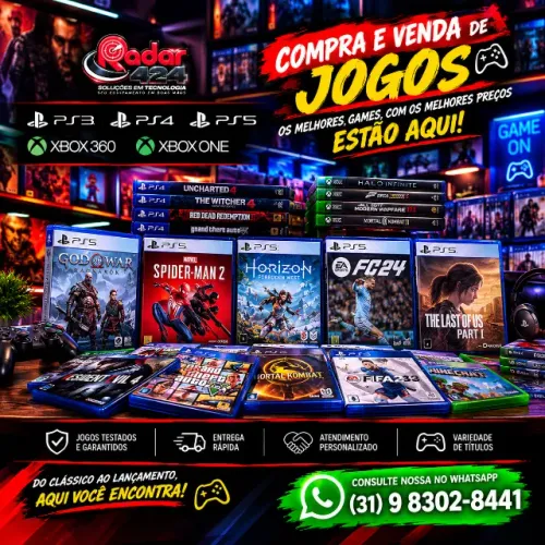 COMPRA E VENDA DE JOGOS PS3, PS4, PS5 E XBOX | RADAR 424