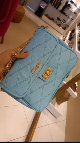 Bolsa azul Carmem Steffens
