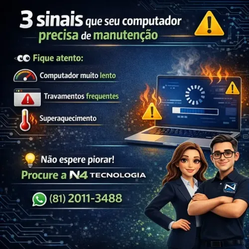 Manutenção de Computador - Seu computador está lento ou travando?