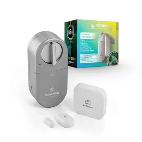 Kit fechadura eletronica inteligente positivo