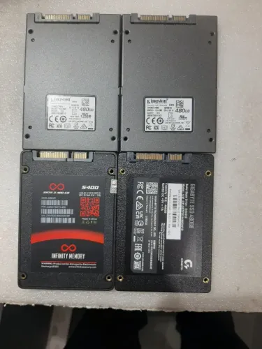 SSD 480Gb Sata diversos R$= 350,00 á unidade para venda em lotes 4