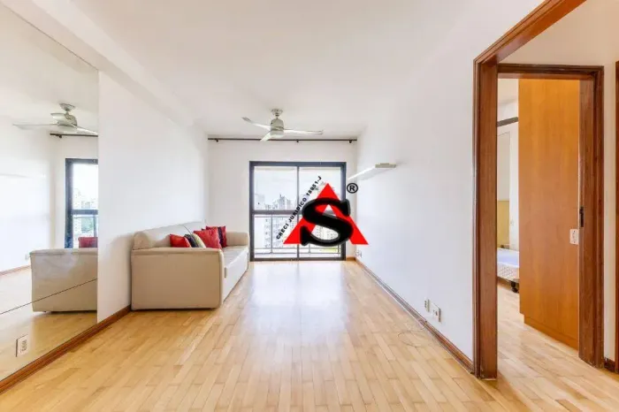 Apartamento com 1 dormitório para alugar, 42 m² por R$ 6.418,19/mês - Higienópolis - São P