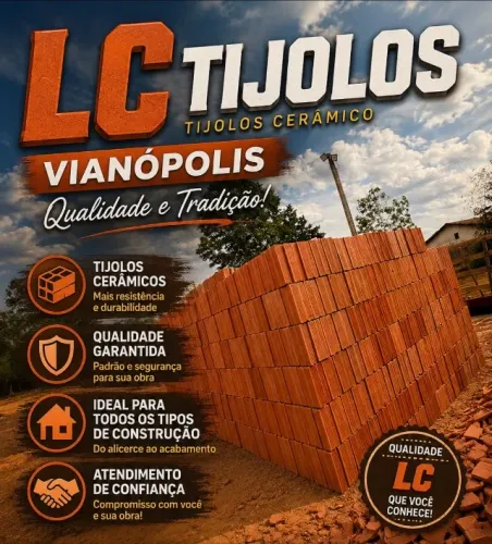 Tijolo cerâmico 9x19x19