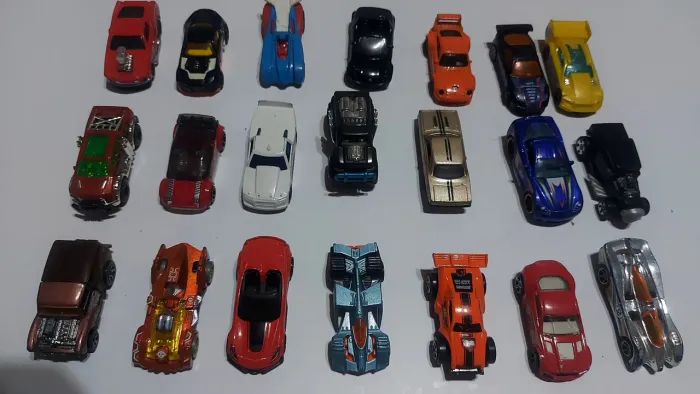 Coleção hot wheels