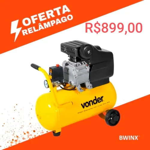 Compressor de ar vonder 22 litros novo 